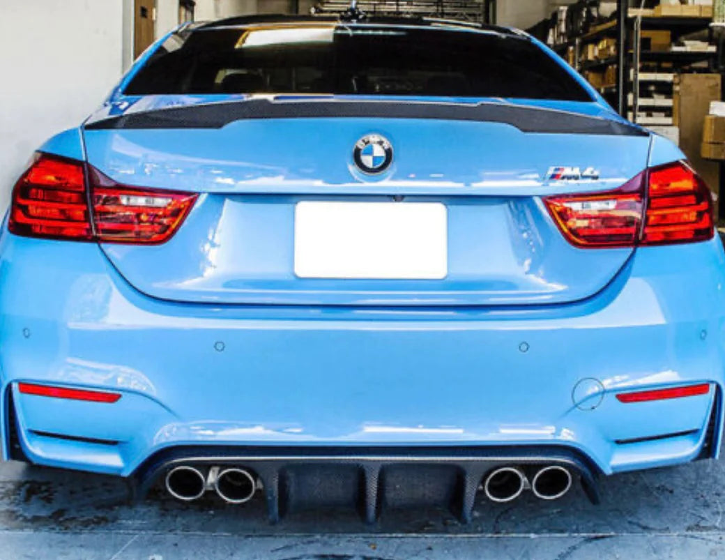 BMW MP Big Fin Style Carbon Fiber Diffuser - F80 M3 / F82/83 M4