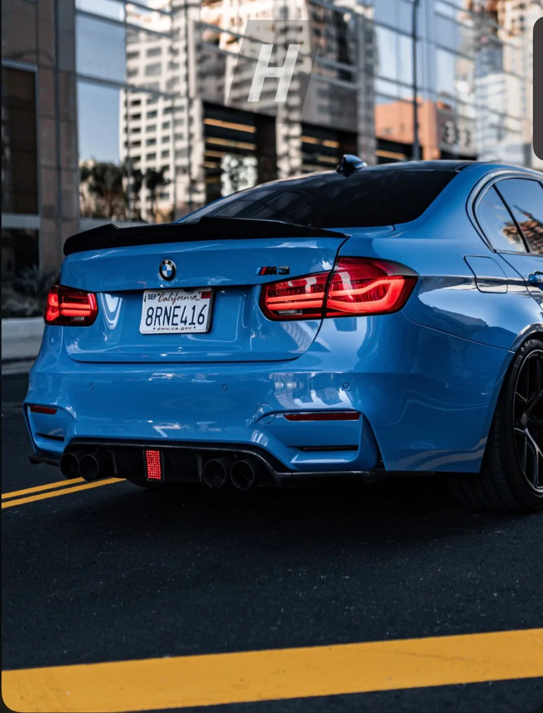 BMW K Style Carbon Fiber LED Diffuser - F80 M3 / F82/83 M4