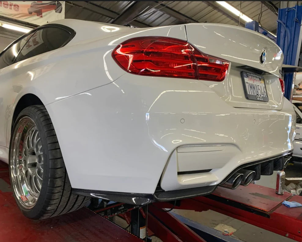 BMW Carbon Fiber Rear Bumper Extensions - F80 M3 / F82/83 M4