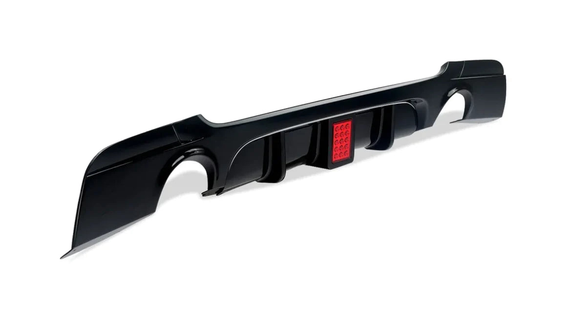 BMW LED Style Gloss Black Diffuser - E92 3-Series