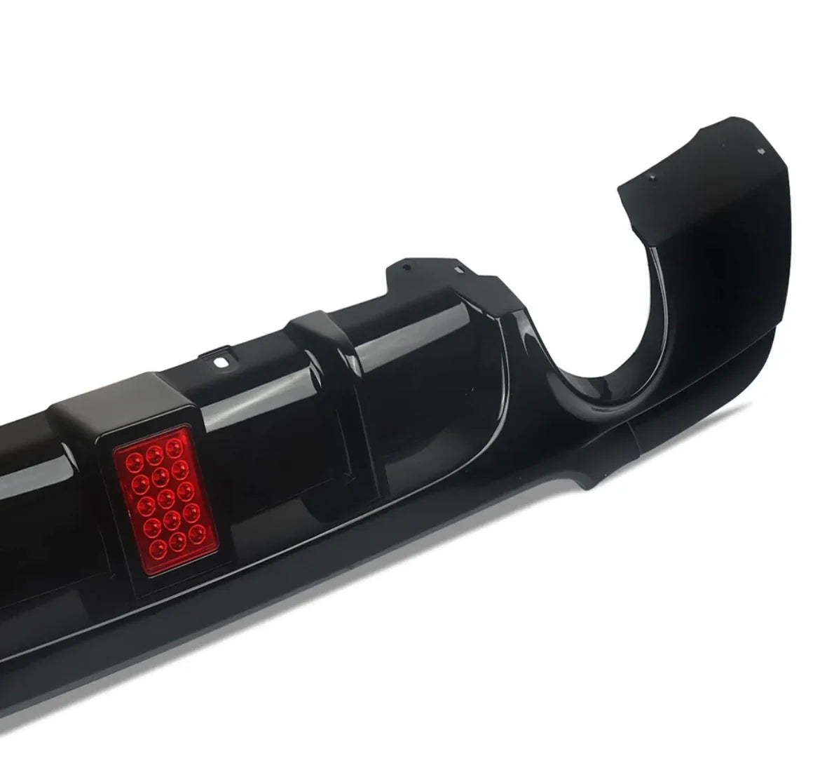 BMW LED Style Gloss Black Diffuser - E92 3-Series