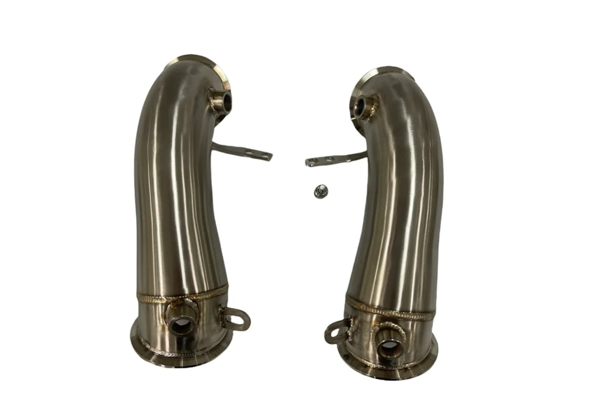 BMW S63R 4PC Catless Downpipes - F90 M5 / F92 M8