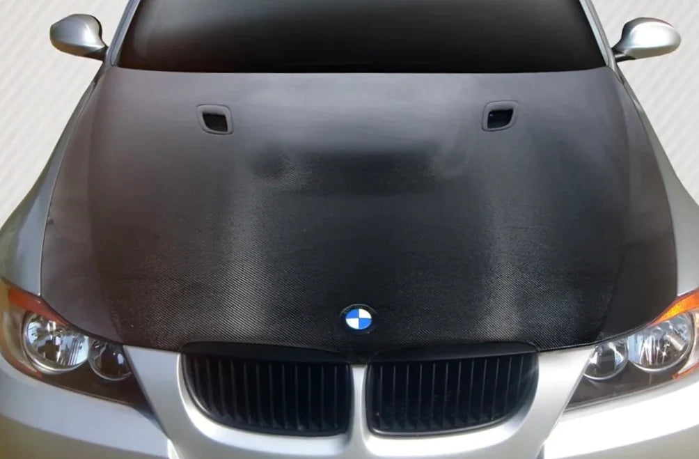 BMW M3 Style Carbon Fiber Hood - (Pre-LCI E90 3-Series)