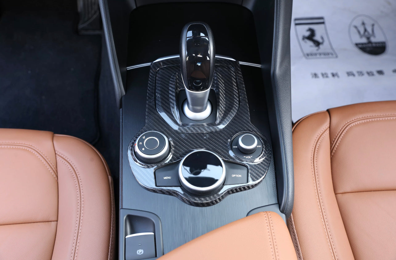 Alfa Romeo Giulia & Stelvio Center Console Trim Without Shift boot