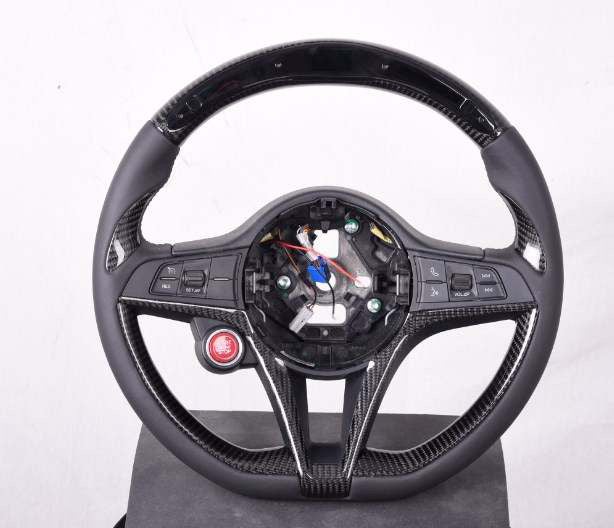 Alfa Romeo Giulia & Stelvio Custom Carbon Fiber Steering Wheel
