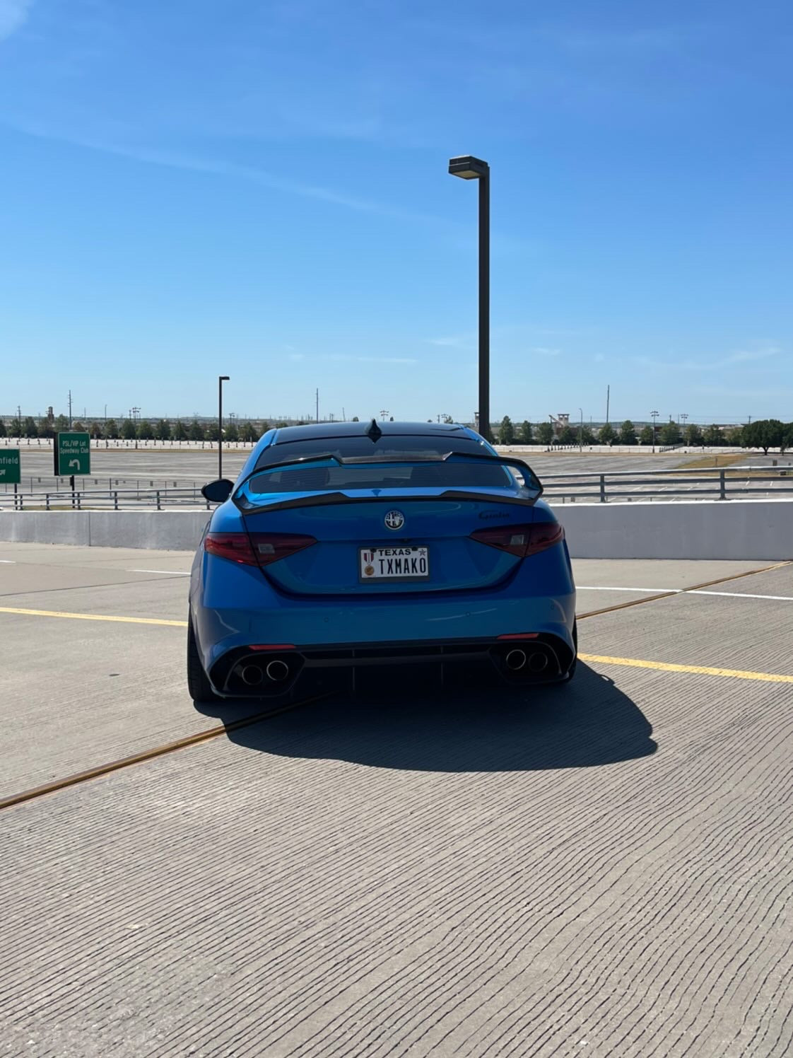 Alfa Romeo Giulia Carbon Fiber GTAm Style Wing