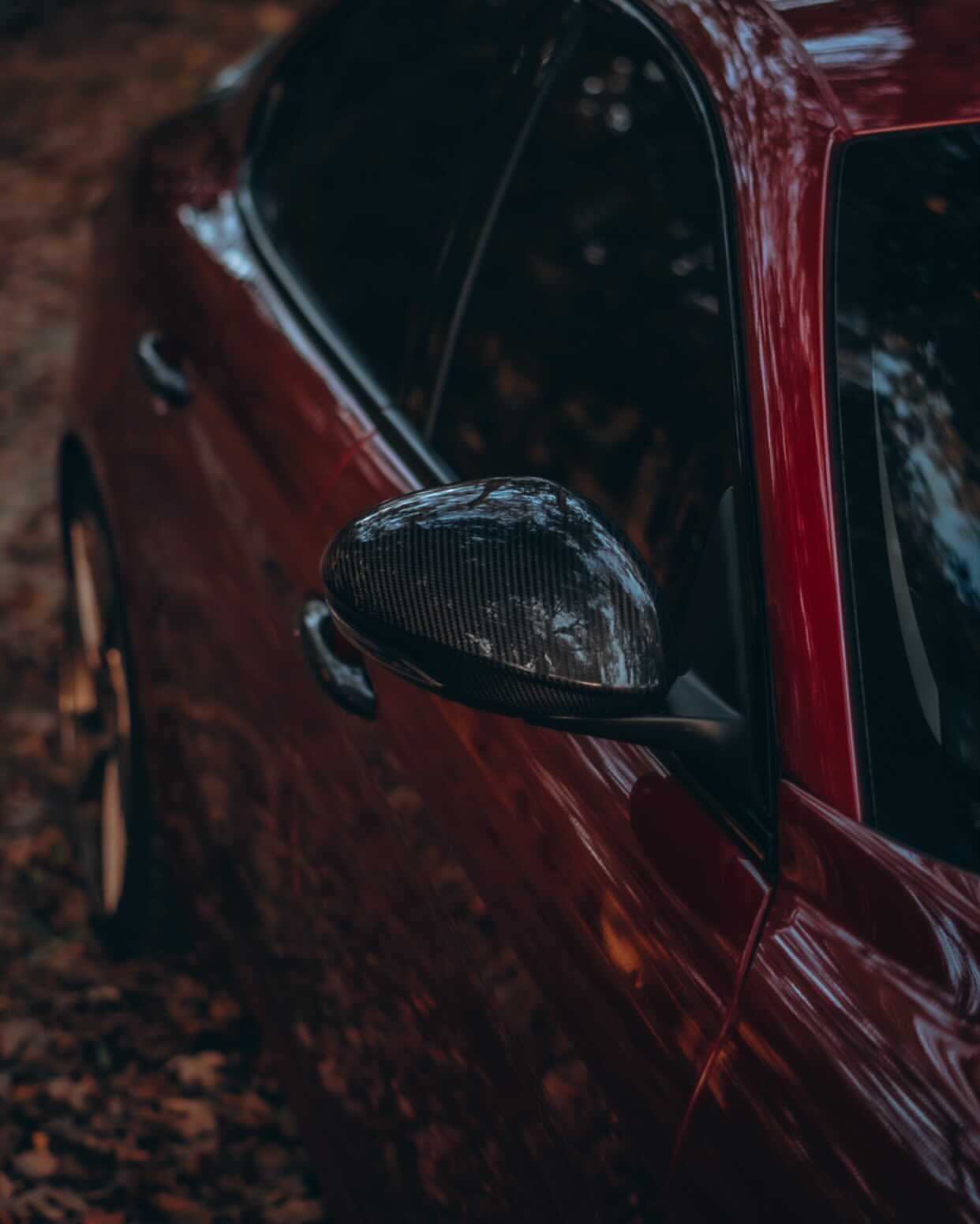 Alfa Romeo Giulia Carbon Fiber Mirror Caps