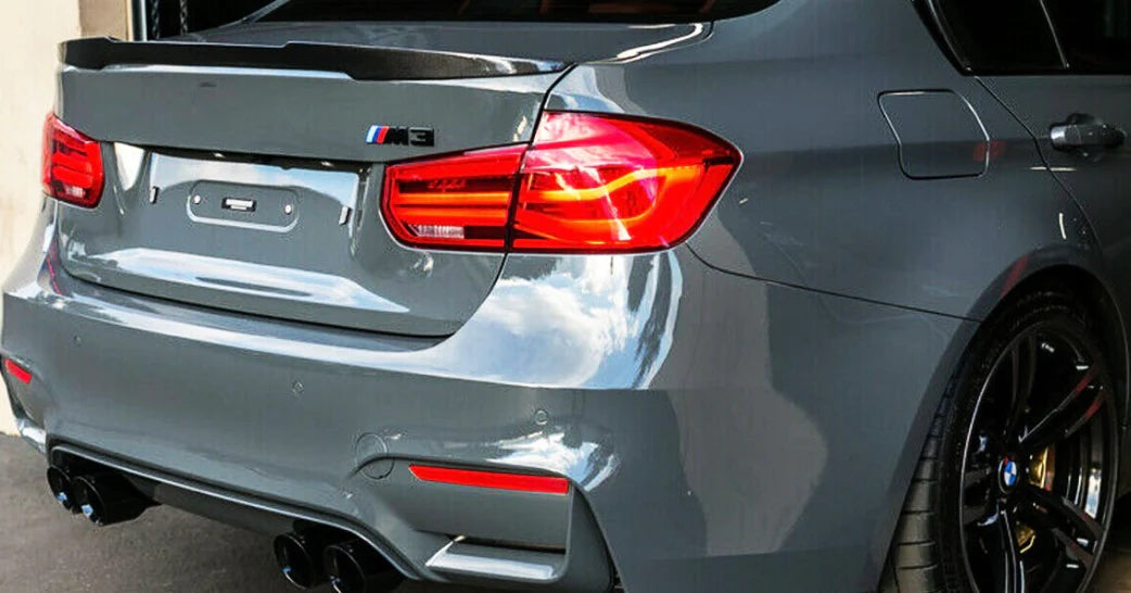 BMW M4 Style Carbon Fiber Trunk Spoiler - F80 M3 / F30 3-Series
