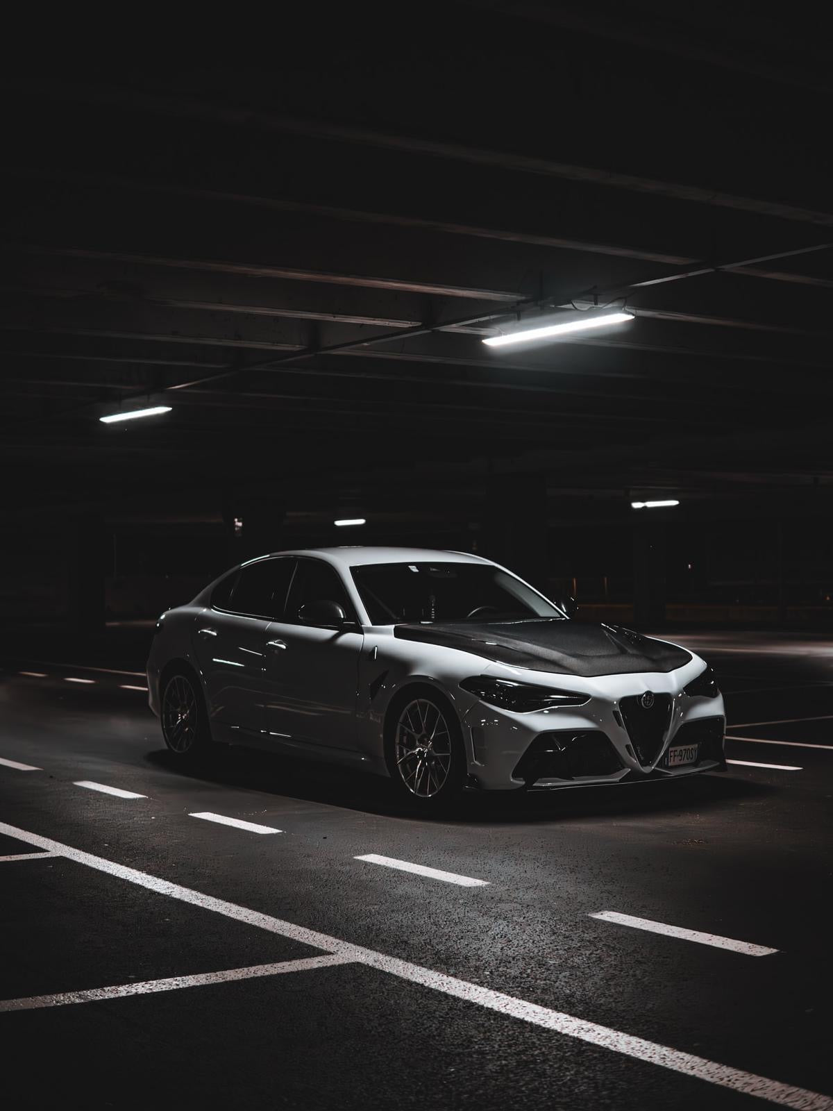 Alfa Romeo Giulia GTAm Style Front Bumper (Full Carbon / Half Carbon)