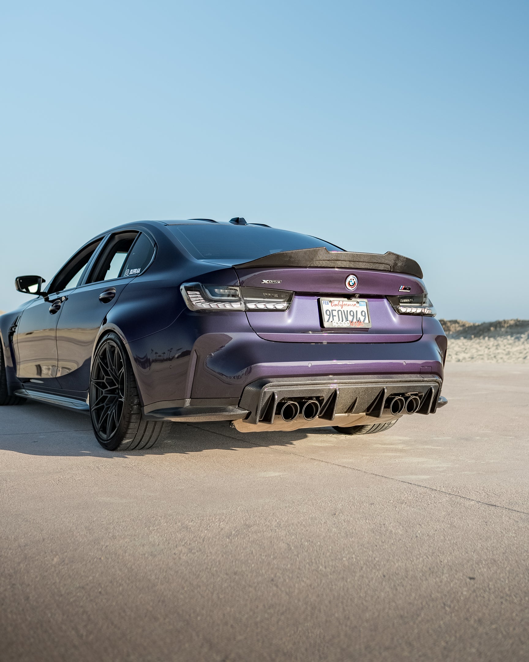 BMW 3D Style Carbon Fiber Diffuser - G80 M3 / G82/83 M4
