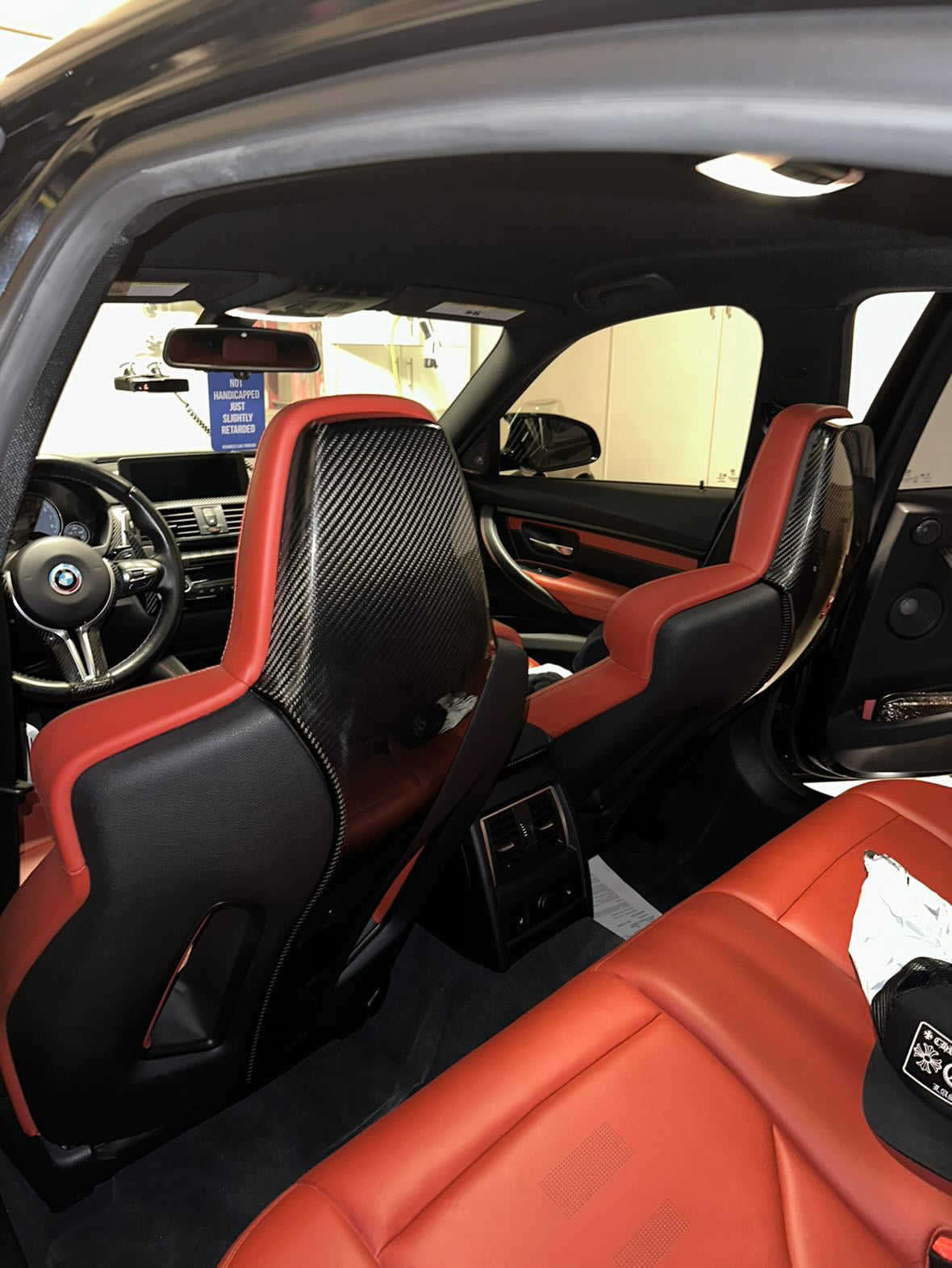 BMW Carbon Fiber Seat Backs 4 PCS - F80 M3 / F82/83 M4
