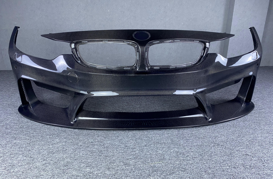 BMW 3D Style Full Carbon Fiber Front Bumper