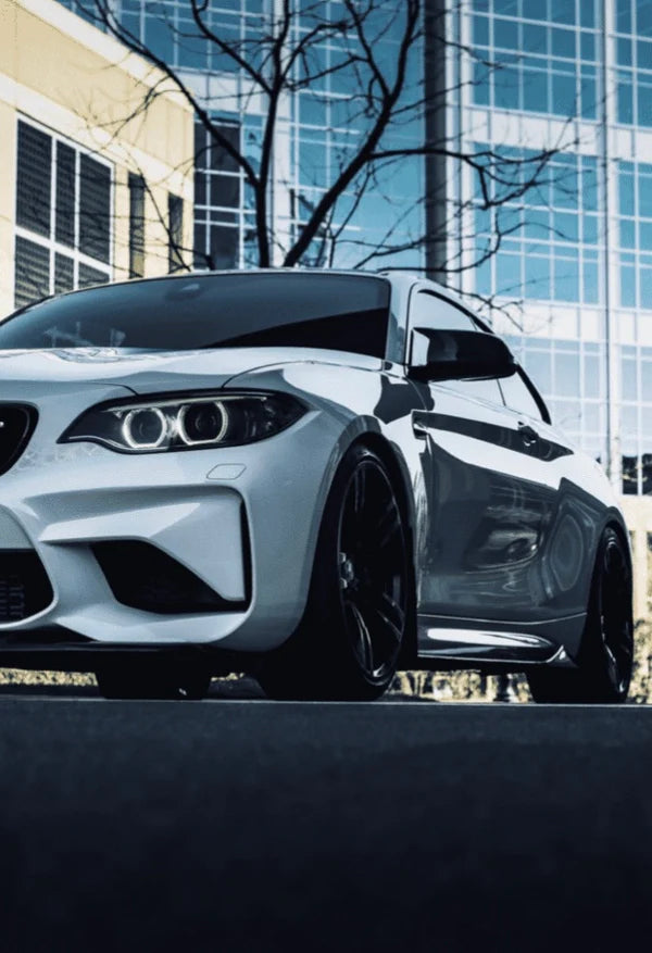 BMW MTC Style Carbon Fiber Side Skirt Extensions - F87 M2