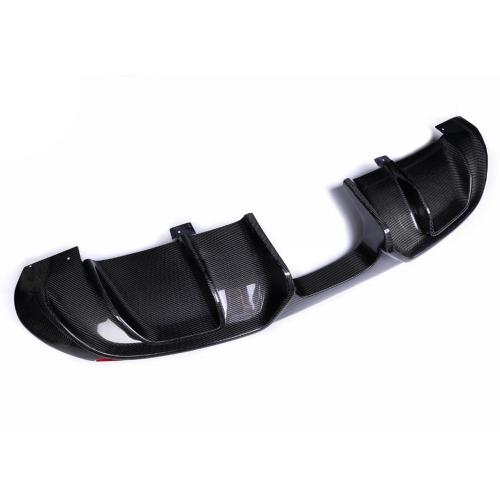 Alfa Romeo Giulia Center Exit Base Model Carbon Fiber Diffuser