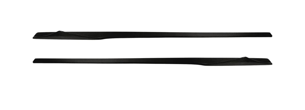 BMW MTC Style Carbon Fiber Side Skirt Extensions - F87 M2