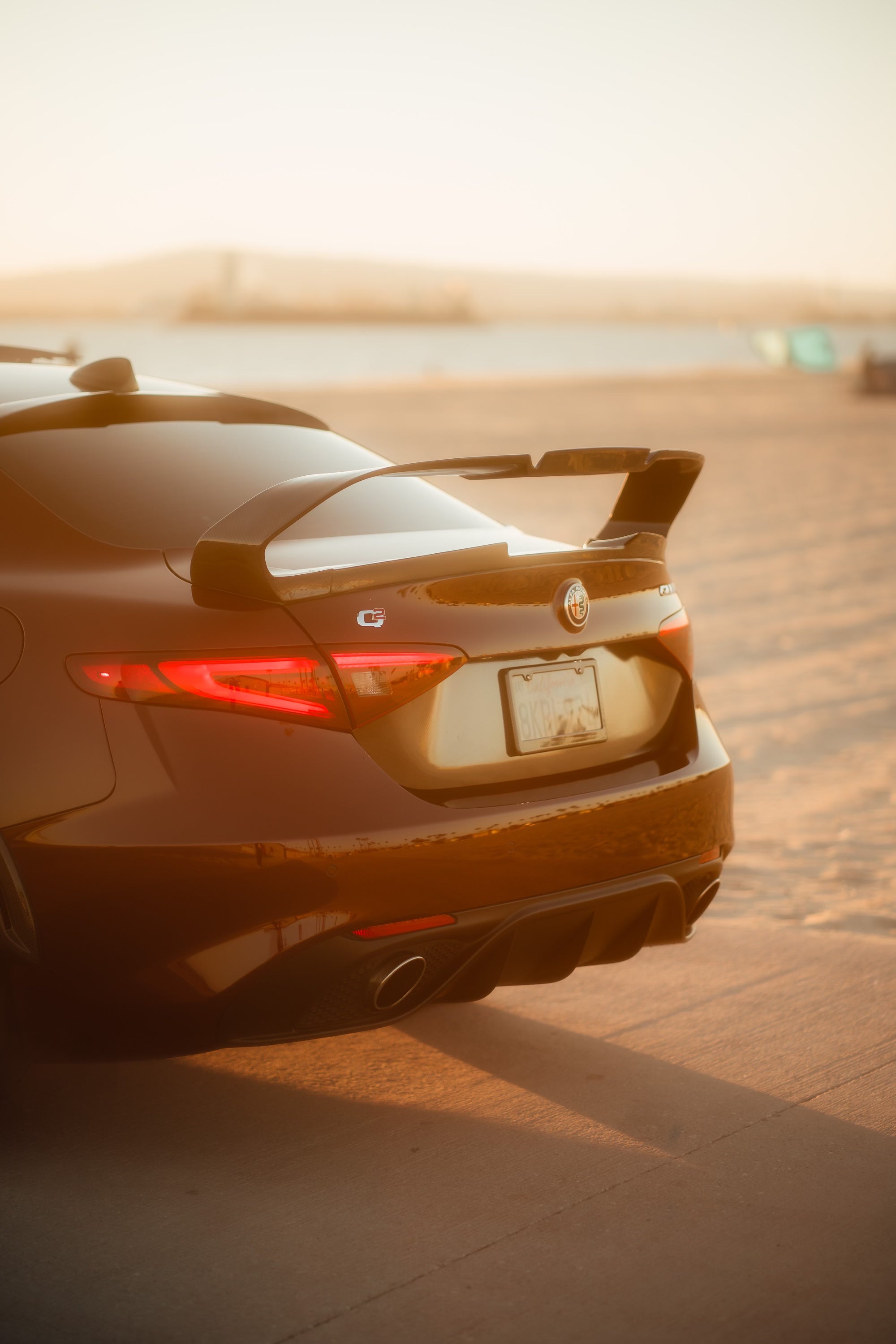 Alfa Romeo Giulia Carbon Fiber Roof Spoiler V1