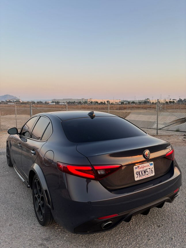 Alfa Romeo Giulia Carbon Fiber License Plate / Lower Trunk Cover