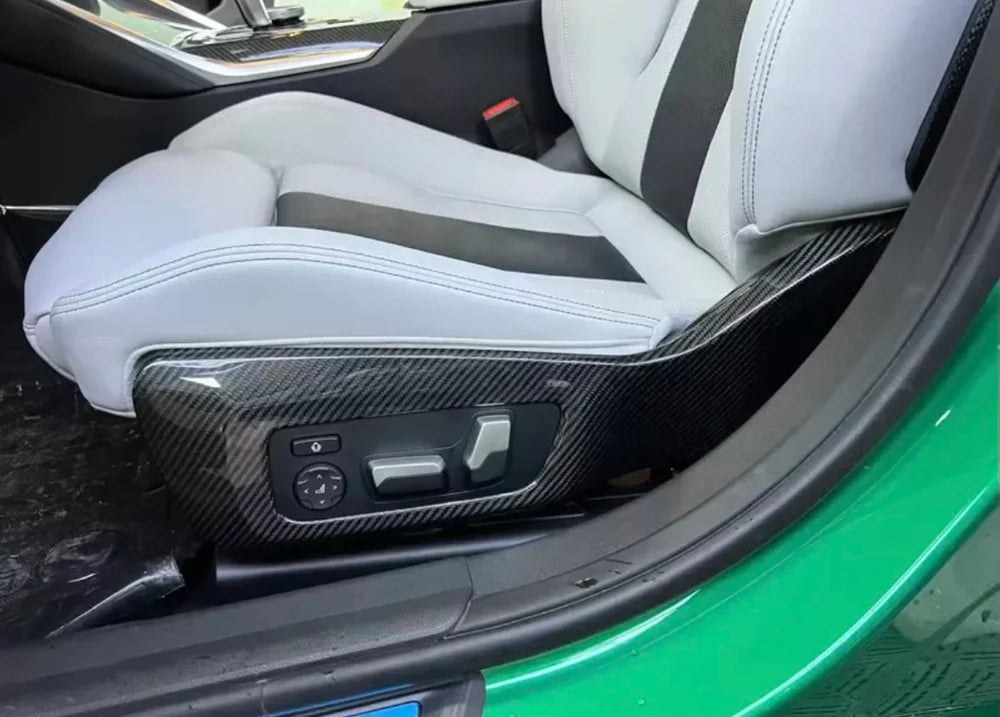 BMW Side Bezel Seat Carbon Fiber Trim - G80 M3 / G82/83 M4 / G87 M2
