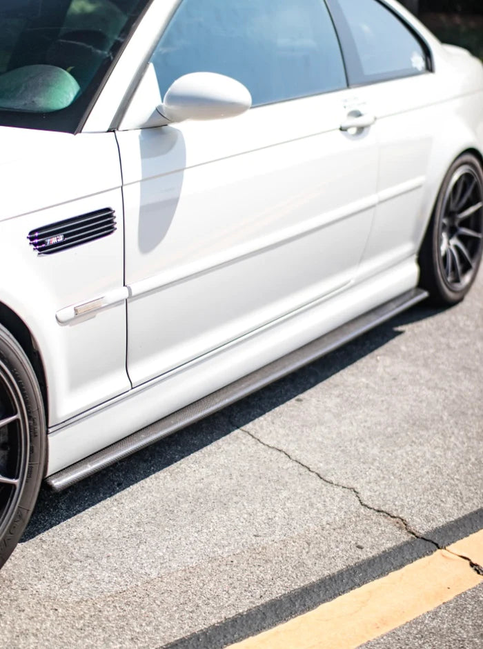 BMW Carbon Fiber Side Skirt Extensions - E46 M3
