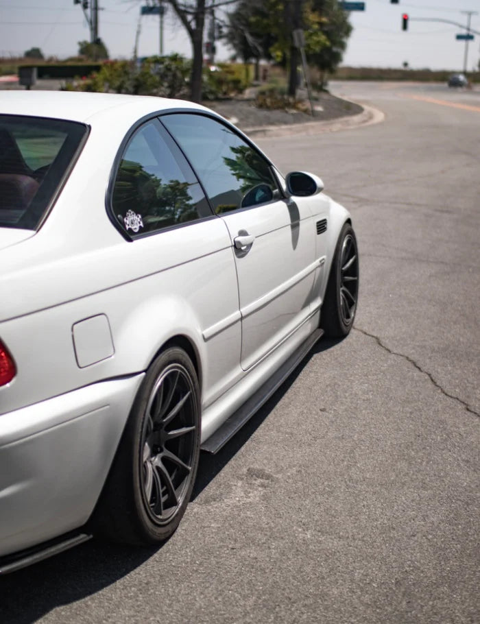 BMW Carbon Fiber Side Skirt Extensions - E46 M3