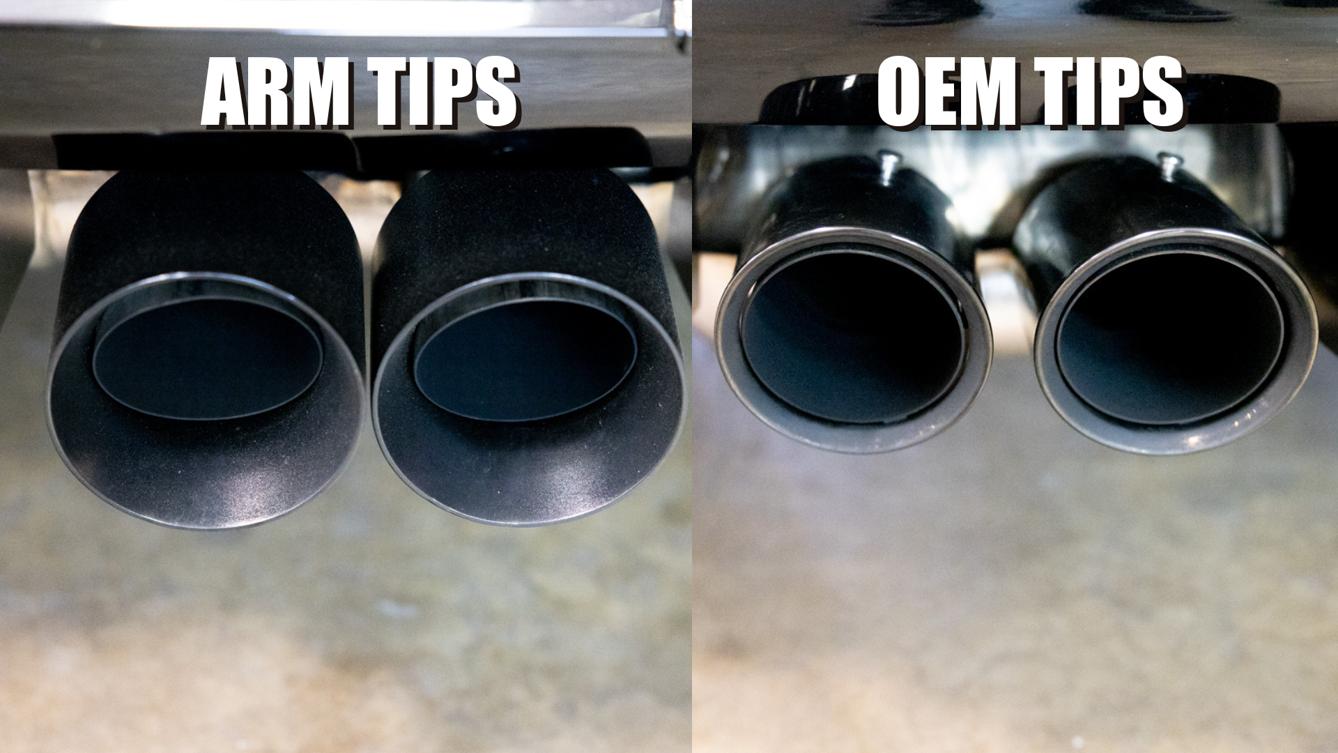 ARM G80 M3/G82 M4 Exhaust Tips