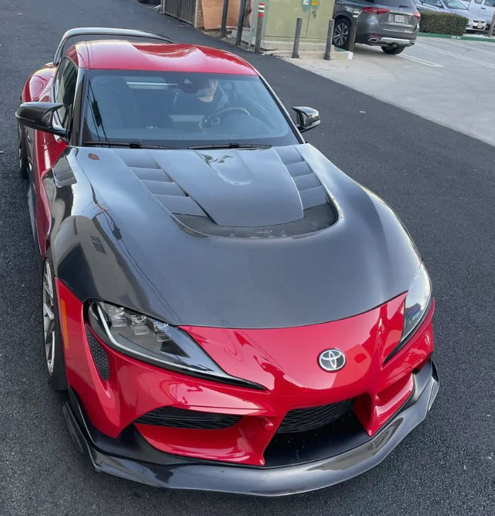 MK5 Supra Saybor Carbon Fiber Front Lip - A90 / A91