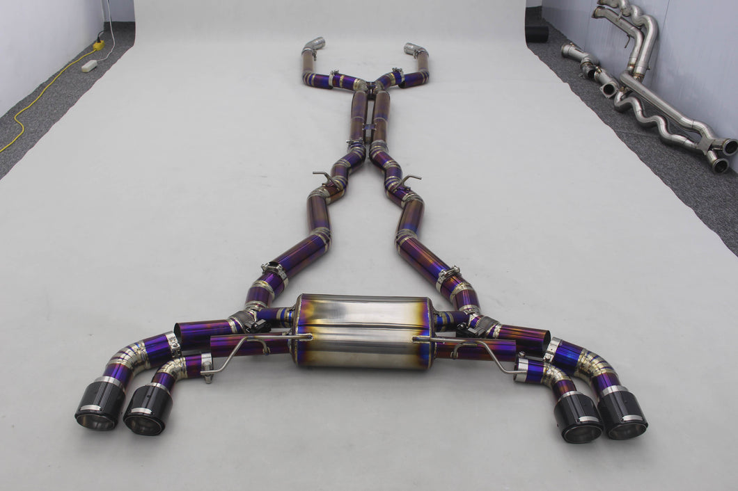 BMW G30 M550i Agency Performance Titanium Cat-back Exhaust