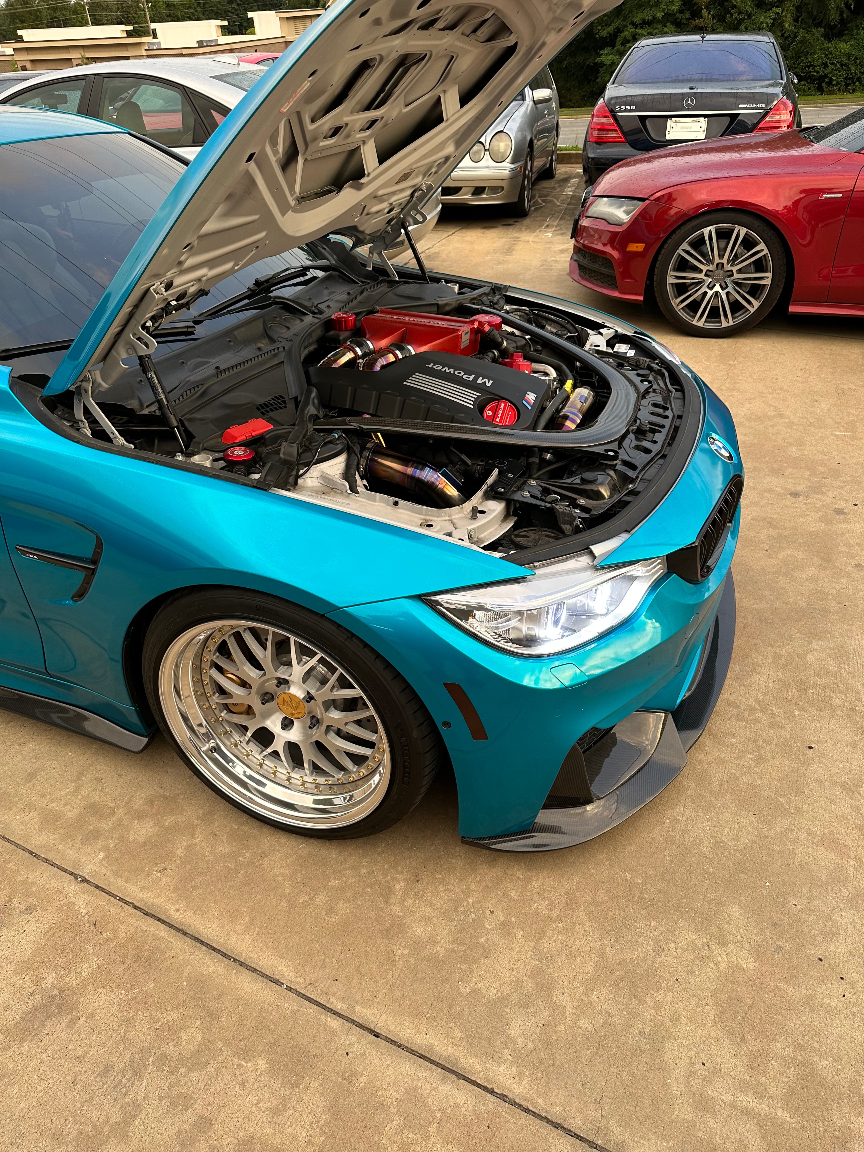 BMW S55 Titanium Charge pipes & J Pipe - F80 M3 / F82/83 M4 / F87 M2