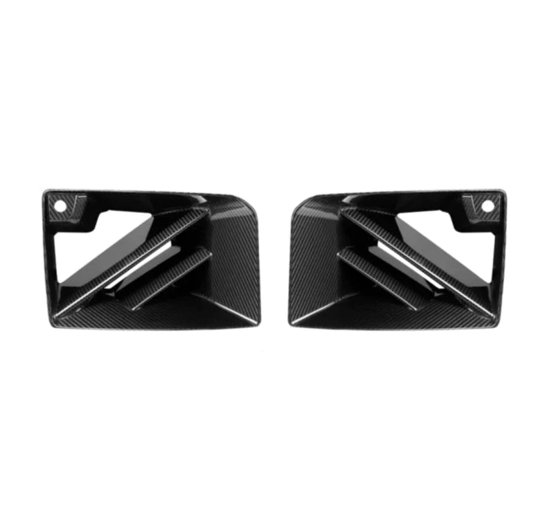 BMW V3 Carbon Fiber Front Bumper Air Inlets - G87 M2