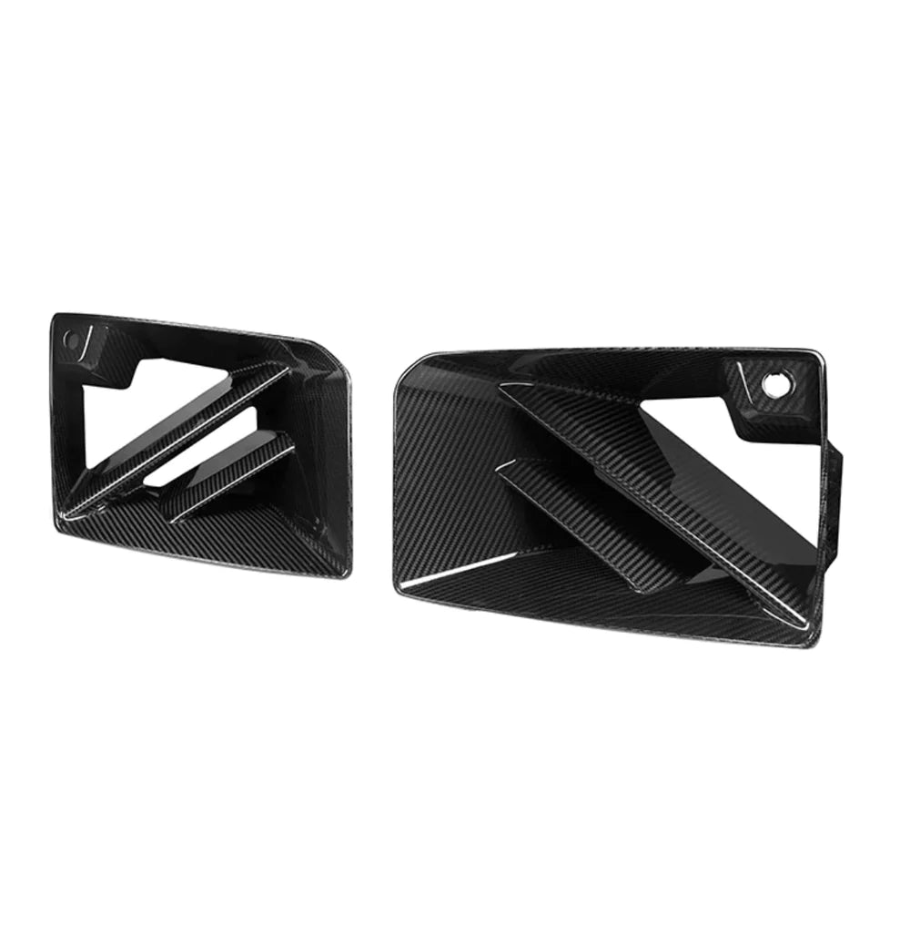 BMW V3 Carbon Fiber Front Bumper Air Inlets - G87 M2