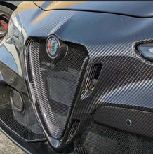 Load image into Gallery viewer, Alfa Romeo Giulia GTAm Style Front Bumper (Full Carbon / Half Carbon)
