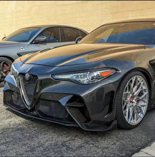 Load image into Gallery viewer, Alfa Romeo Giulia GTAm Style Front Bumper (Full Carbon / Half Carbon)
