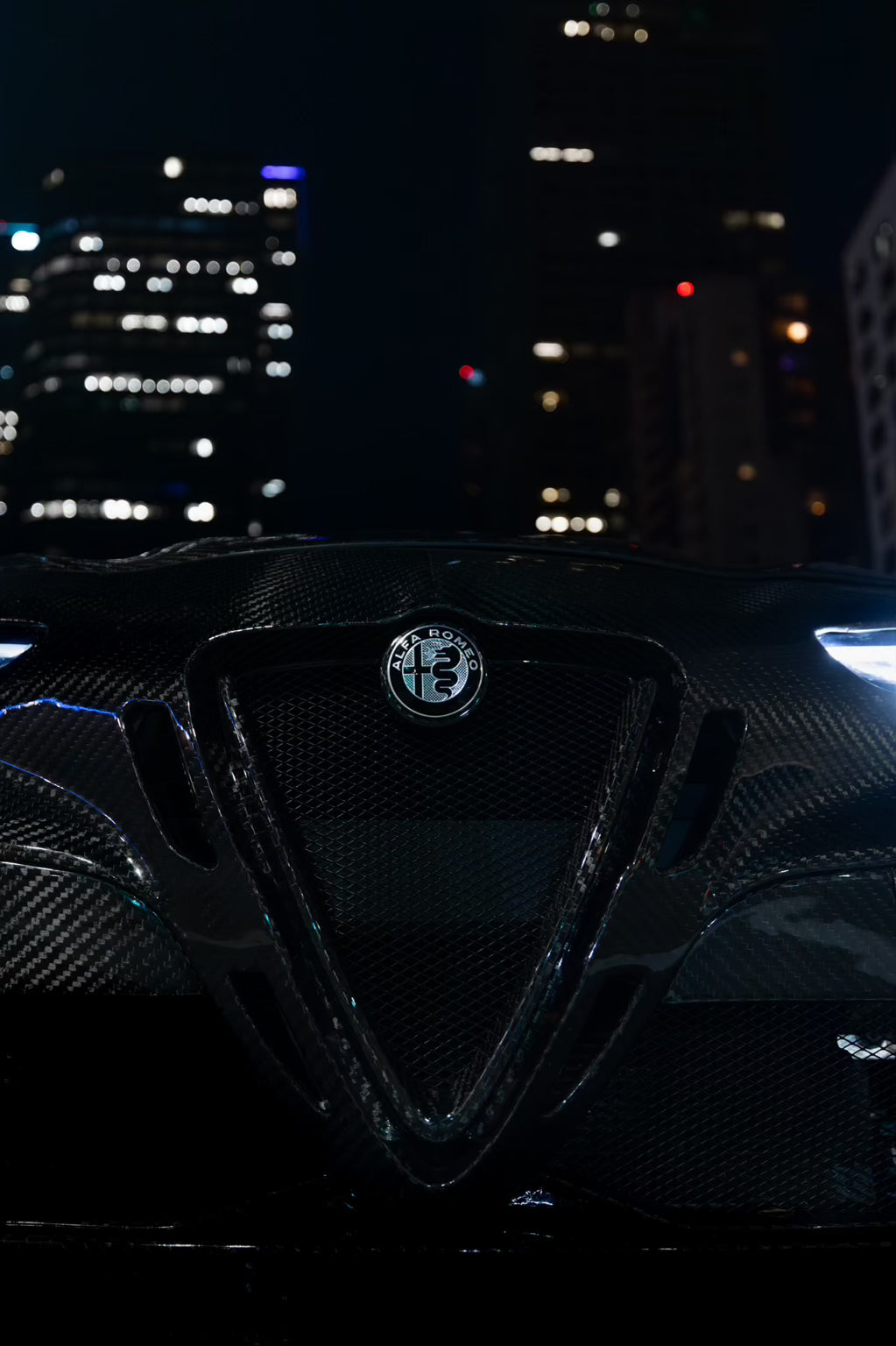 Alfa Romeo Giulia Carbon Fiber V-Grill