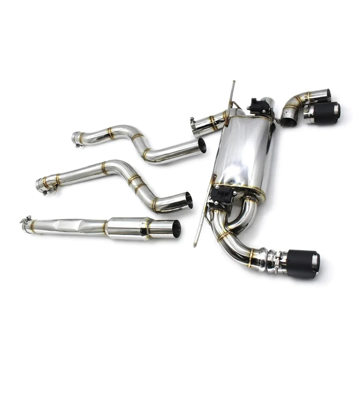 BMW Agency Performance Valved Stainless Steel Cat-back Exhaust - F30 340i / F32/36 440i