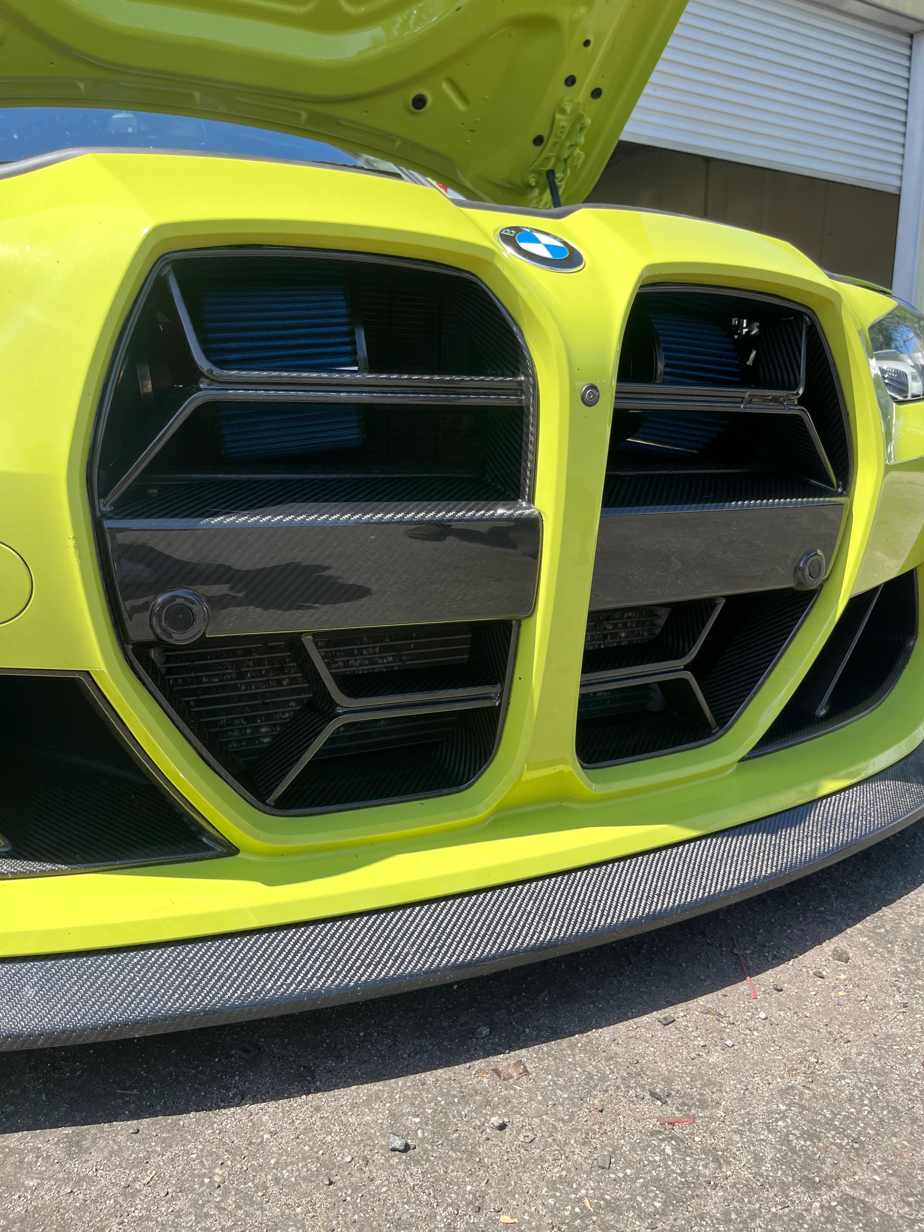 BMW CSL Style Carbon Fiber Front Grill - G80 M3 / G82/83 M4