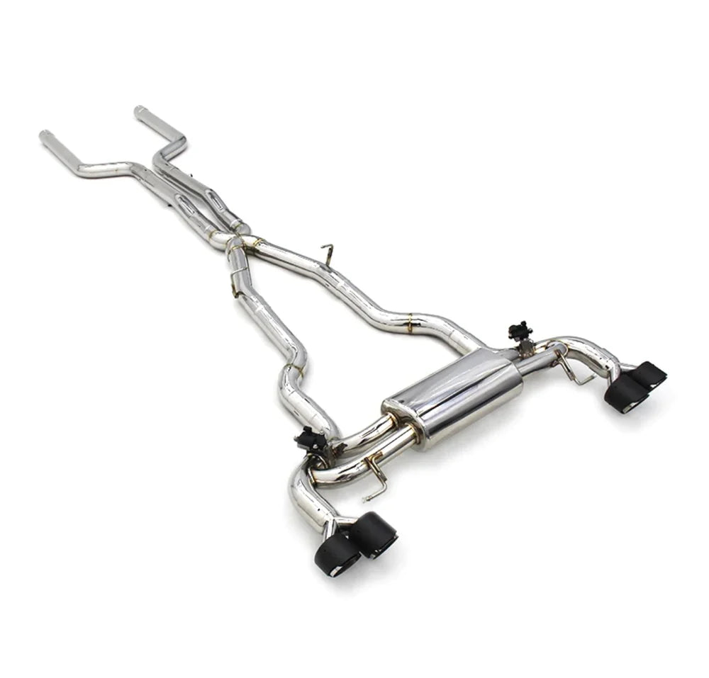 BMW Agency Performance Stainless Steel Valved Cat-back Exhaust - F90 M5