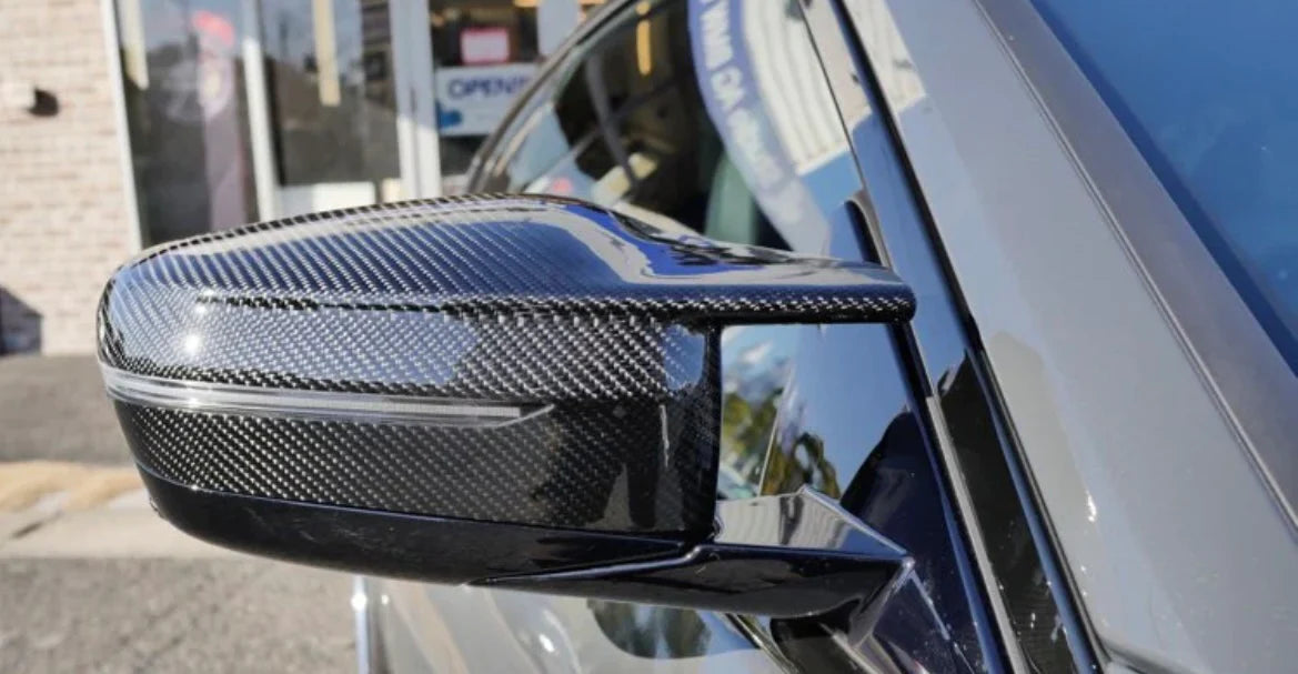 BMW M Style Carbon Fiber Mirror Replacements - G20/30/40 Series