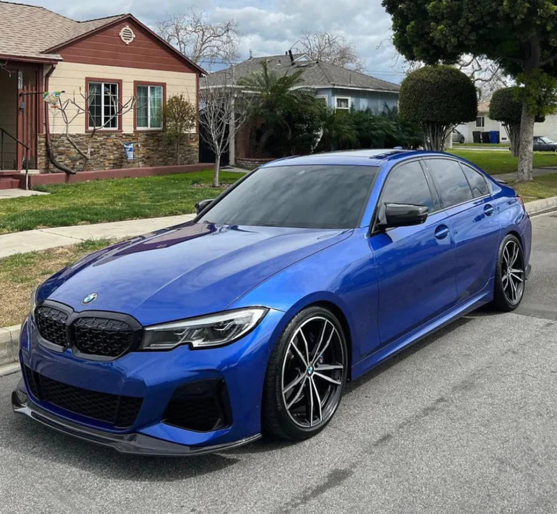 BMW V Style V2 Carbon Fiber Front Lip (PRE-LCI) - G20 3-Series