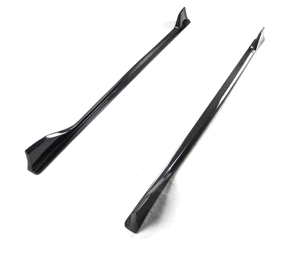 MK5 Supra V2 Style Carbon Fiber Side Skirts - A90 / A91