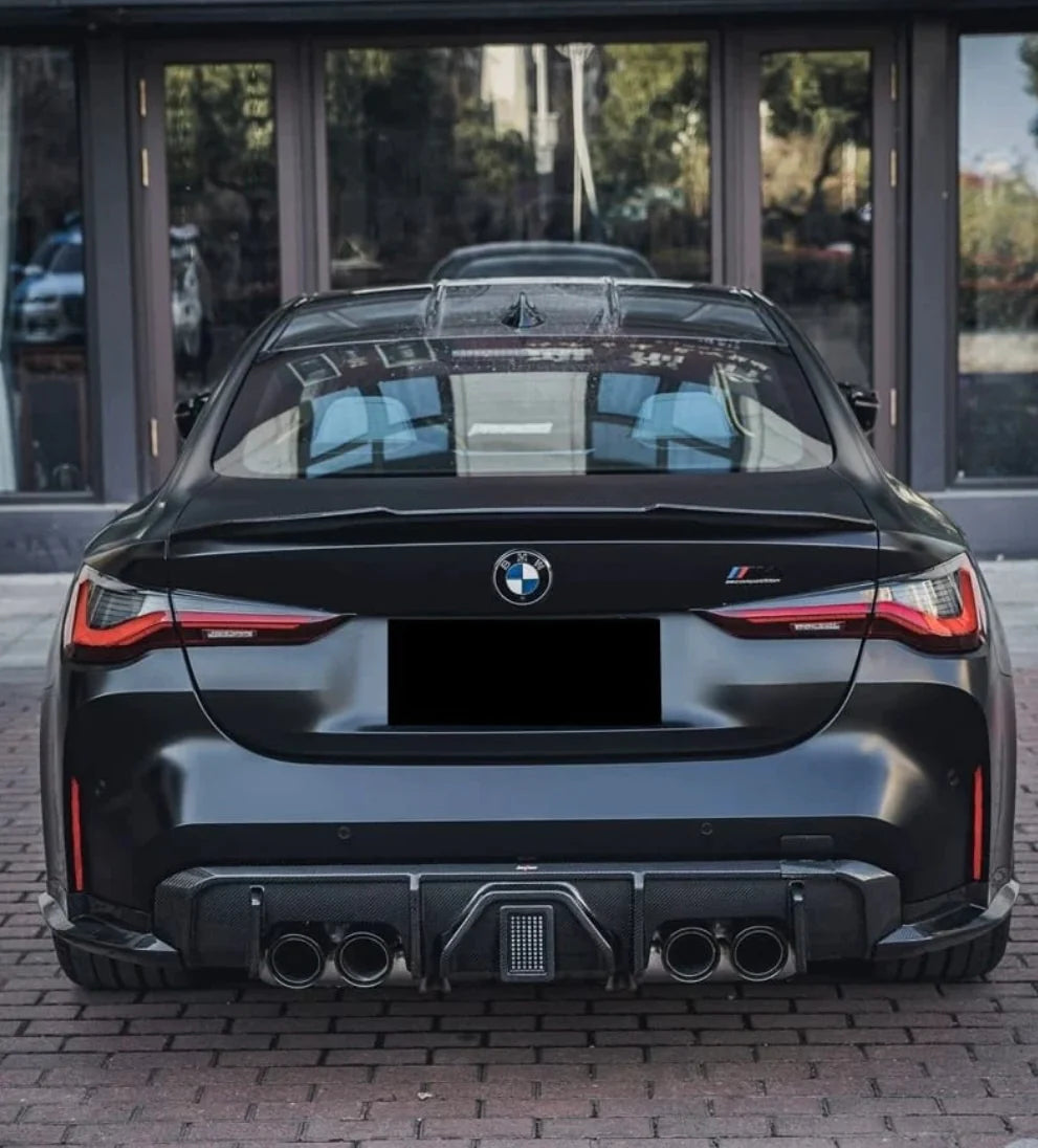 BMW Gloss Black Rain-light Diffuser - G80 M3 / G82/83 M4