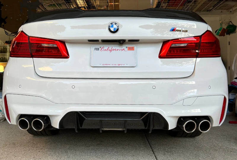 BMW MP Style Carbon Fiber Diffuser - F90 M5