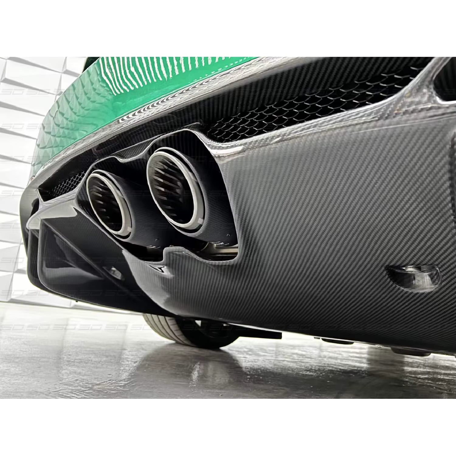 Alfa Romeo Giulia GTAm Style Rear Bumper (Full Carbon / Half Carbon)
