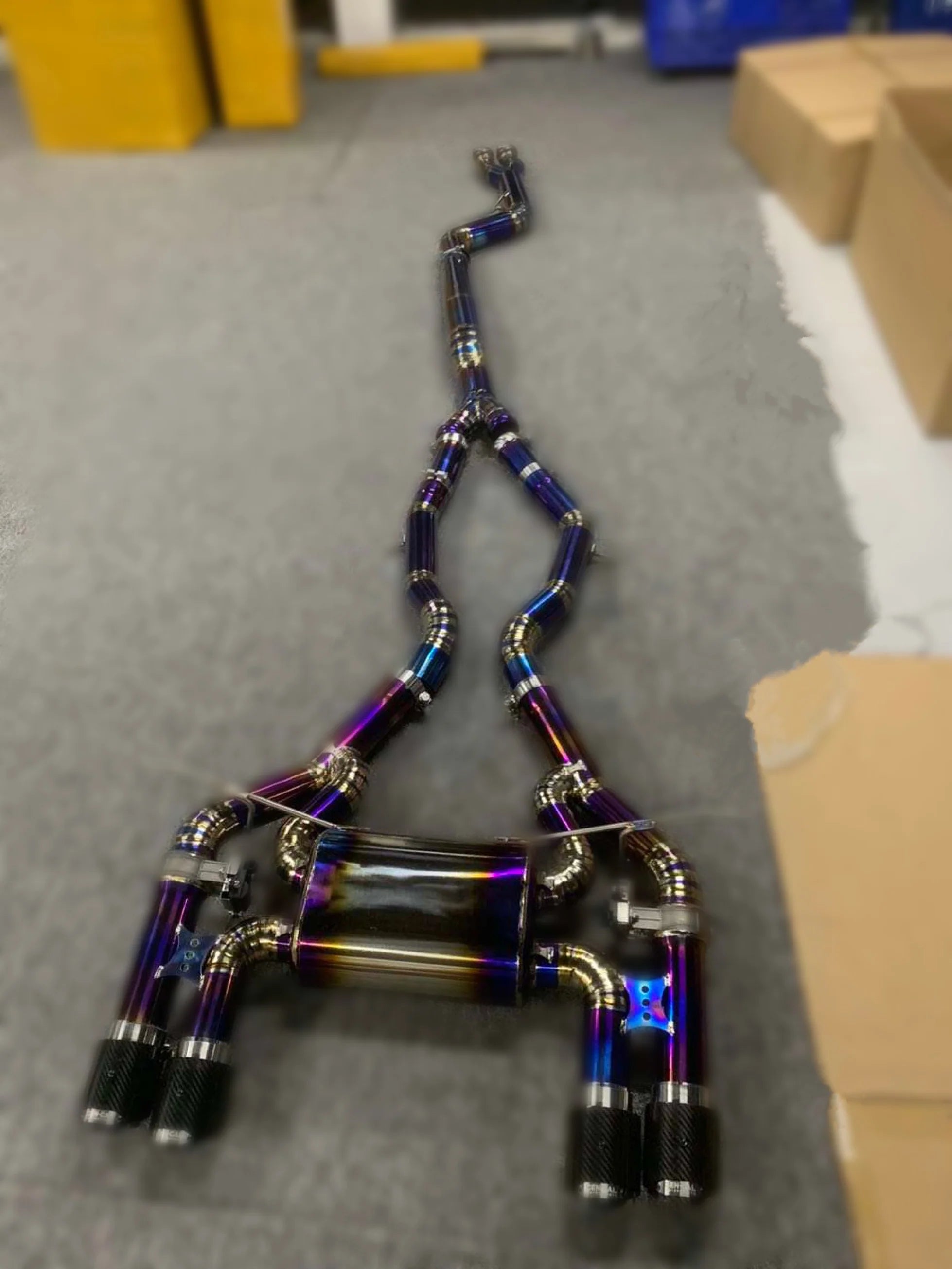 BMW Agency Performance Valved Titanium Cat-back Exhaust - F80 M3 / F82/83 M4