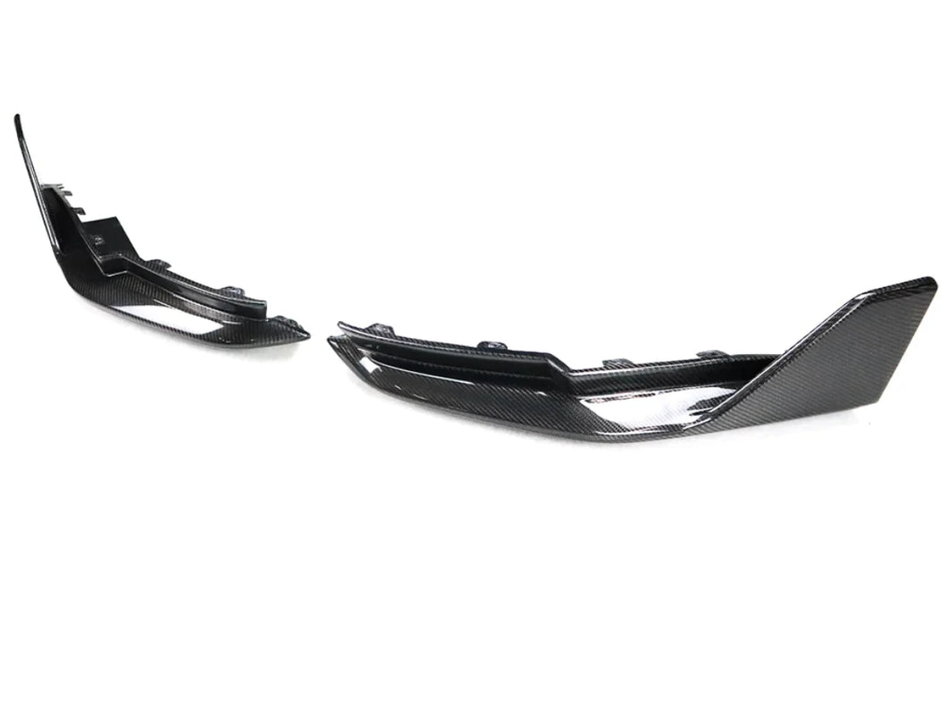 BMW G8X M Performance Style Carbon Fiber Rear Bumper Splitters - G80 / G82 / G83