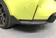 Load image into Gallery viewer, BMW G8X M Performance Style Carbon Fiber Rear Bumper Splitters - G80 / G82 / G83

