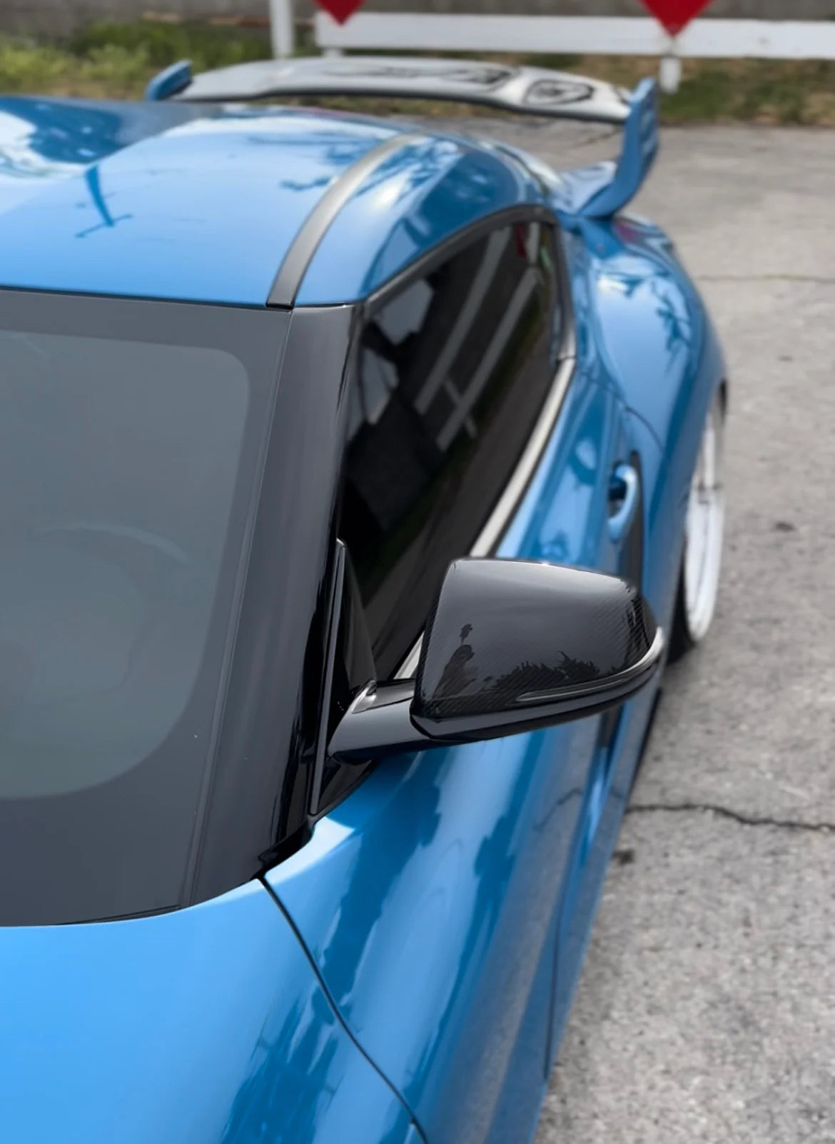 MK5 Supra OEM Style Carbon Fiber Mirror Replacements - A90/91