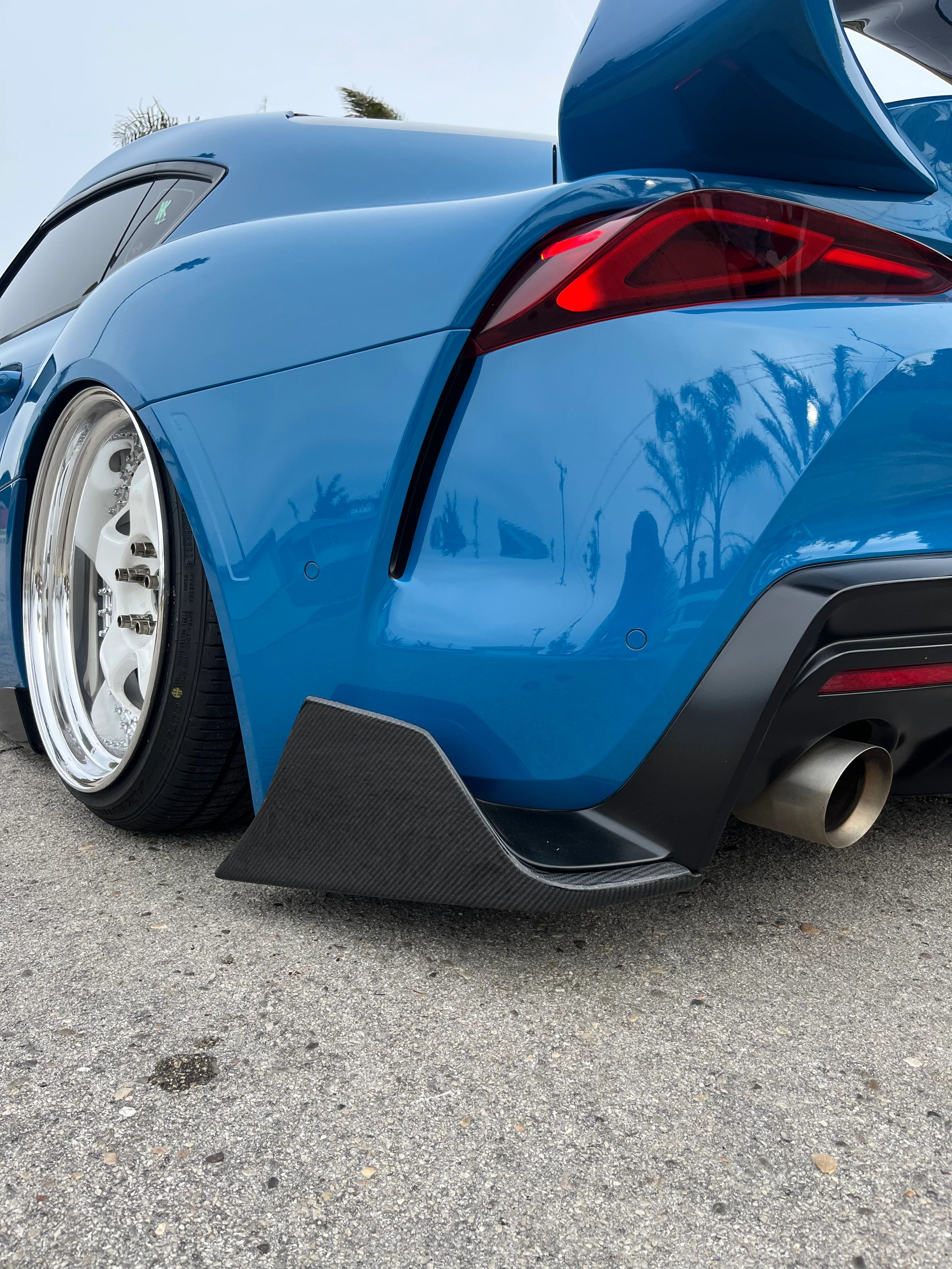 MK5 Supra Carbon Fiber Rear Splats  - A90/91