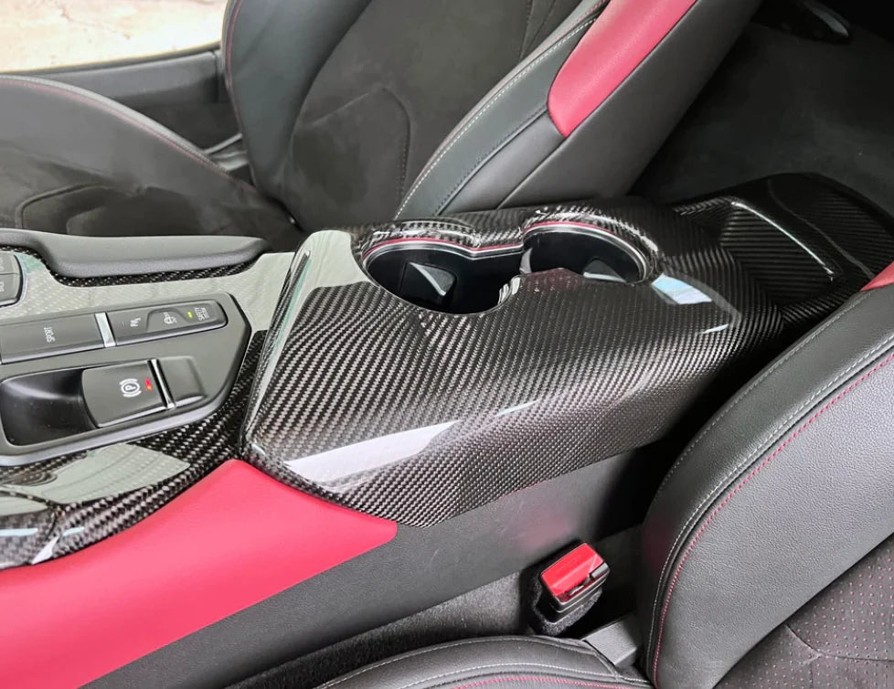 MK5 Supra Carbon Fiber Console Cover - A90/91
