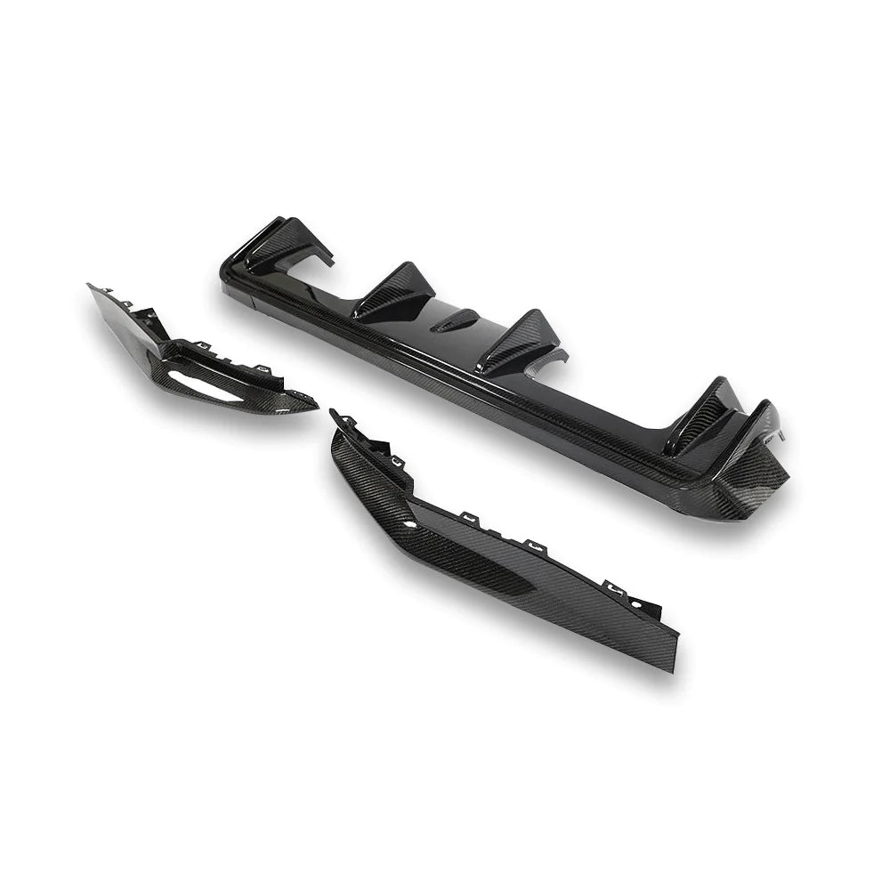 BMW 3D Style Carbon Fiber Diffuser - G80 M3 / G82/83 M4