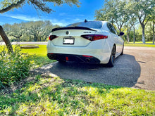 Load image into Gallery viewer, Alfa Romeo Giulia Carbon Fiber Diffuser W/ Rain light
